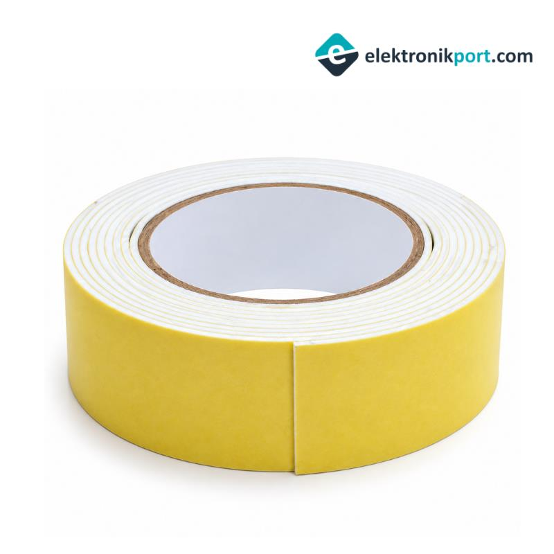Çift Taraflı Köpük Bant 2m x 18mm