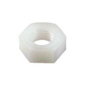 Plastik Düz Aralayıcı Somun M3 x 5mm Beyaz