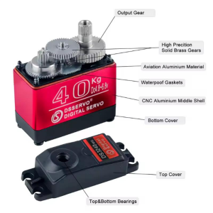 Servo Motor Yüksek Tork RC Metal Servo Motor - 40Kg