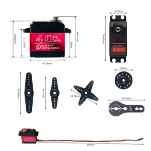 DS3240 40KG 4,8V- 6,8V 180 Derece Dijital Servo Motor