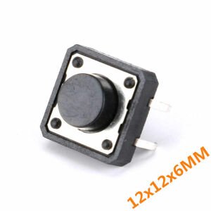 12x12x12mm Tach Buton (4 Bacak)