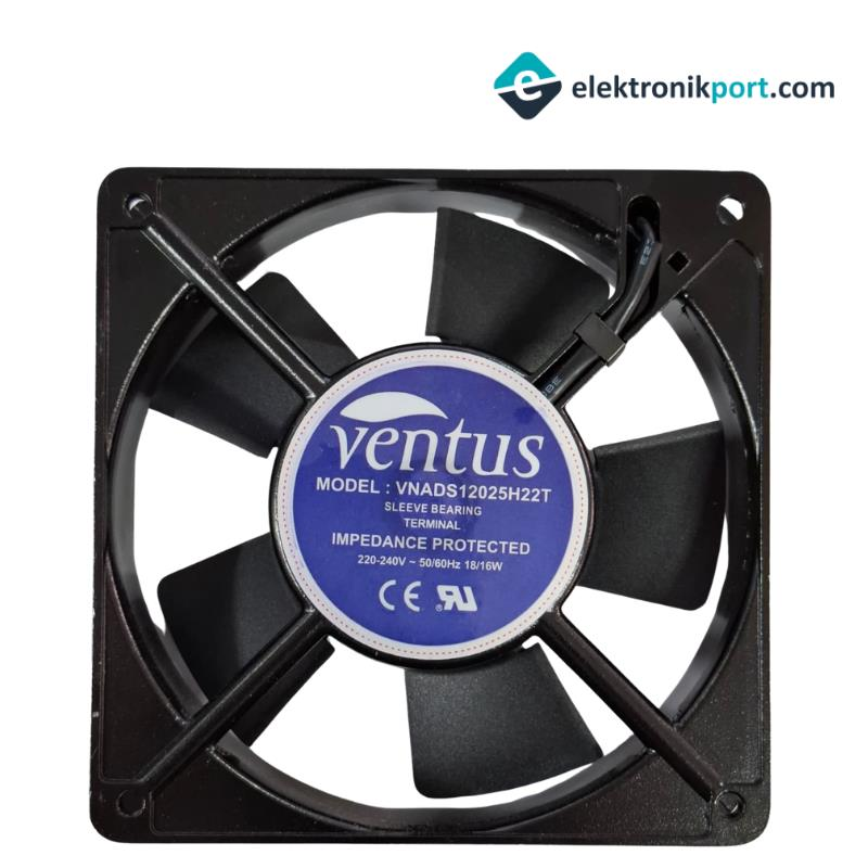 120x120x25mm 220V AC Metal Fan