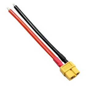 XT60 Dişi Lipo Pil Şarj Kablosu 10 cm 14AWG