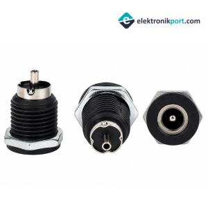 IC-258C DC Jak 2,1mm İçi Metal 12mm