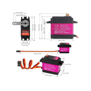 DS3225 25KG Su Geçirmez Dijital Servo Motor