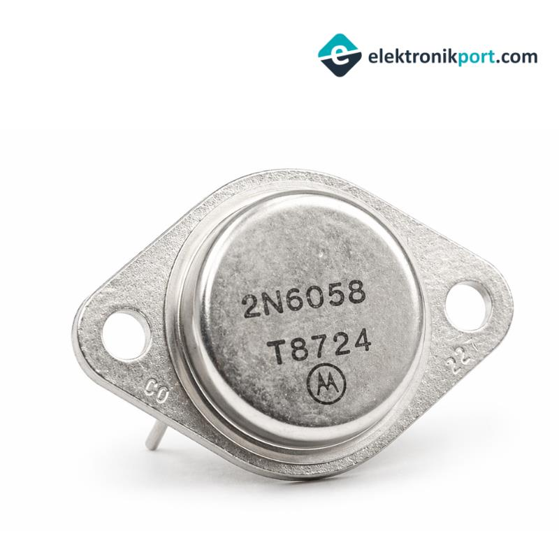 2N6058 NPN Darlington Güç Transistörü TO-3 Metal Kılıf