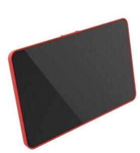 Raspberry Pi 4 Uyumlu Dokunmatik Ekran Kasası - Kırmızı