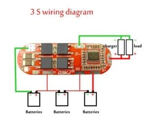 4S 25A 16,8V BMS Koruma Kartı Lityum Batarya 18650 Li-ion Lipo Protection Module