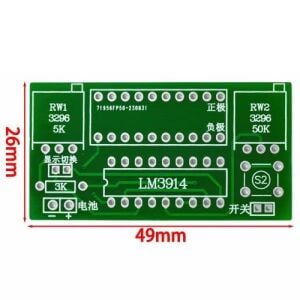 LM3914 3S (12V) Lityum Pil Seviye Göstergesi