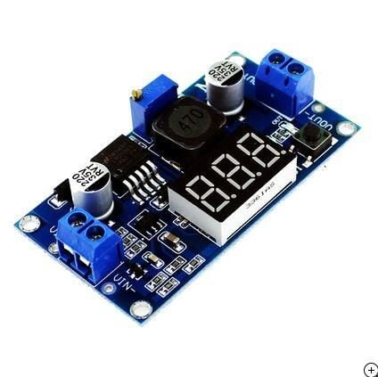 Voltmetreli  LM2596 ayarlı modül ayarlanabilir 3A güç kaynağı