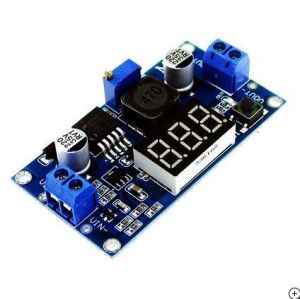Voltmetreli  LM2596 ayarlı modül ayarlanabilir 3A güç kaynağı