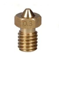 MK8 Nozzle 0,3 mm 1,75mm 3D Printer Extruder-Ender Uyumlu