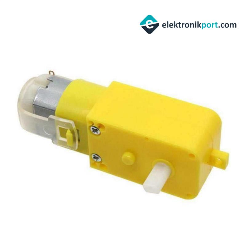 6V 250 RPM Redüktörlü Sarı Motor