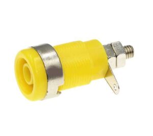 4mm Sarı Korumalı Born Jak Vidalı