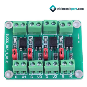PC817 4 Kanal Optokuplör İzolasyon İçin Modül