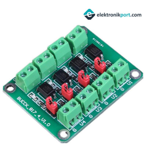 PC817 4 Kanal Optokuplör İzolasyon İçin Modül