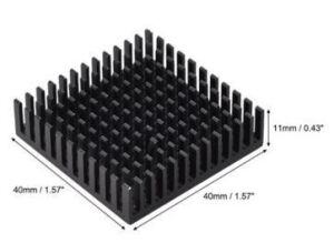 Alüminyum Soğutucu Heatsink 40x40 Peltier Uyumlu