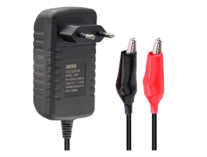 8,4V 1A Krokodil Uçlu Kırmızı Yeşil Ledli Adaptör