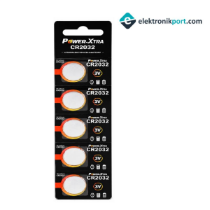 CR2032 3V Lityum Pil - 5'li Paket