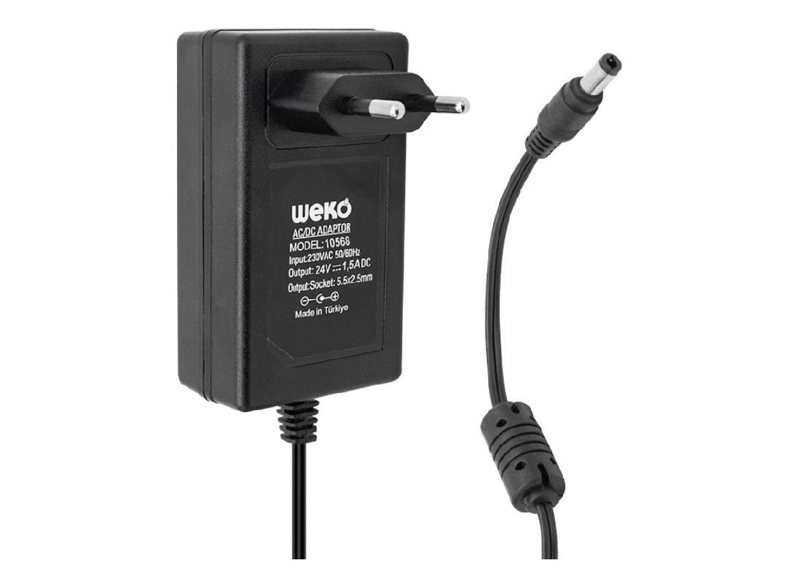 24V 1,5A  Adaptör DC Priz Tip