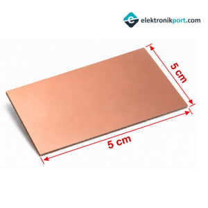 Bakır plaket 5x5 FR4