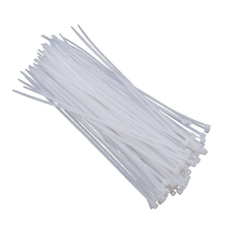 Plastik Kablo Bağı Beyaz 200x3,6mm (100Adet)