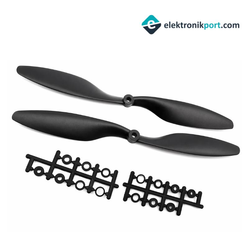 8045 Drone Pervanesi Seti CW/CCW - Siyah