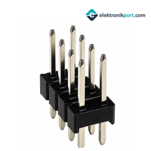 8 Pin (2x4) 2,54mm Erkek Pin Header THT