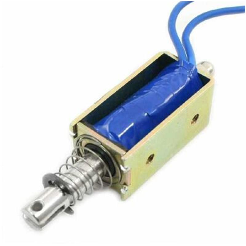 İtme - Çekme Solenoidi - 10 mm Stroke 12V DC
