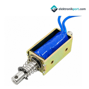 İtme - Çekme Solenoidi - 10 mm Stroke 12V DC