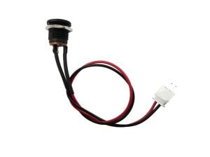 Power Konnektör Seti 2.5mm  Jst 2.54 Panel Tip Erkek - Dişi Kablolu - 20 + 20cm