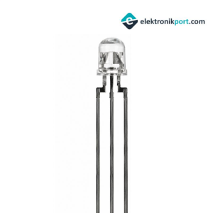 3mm Kırmızı Buz Led 3 Pin