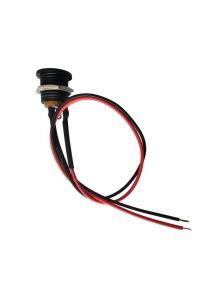 Power Konnektör Seti 2.5mm Panel Tip Erkek - Dişi Kablolu - 20 + 20cm