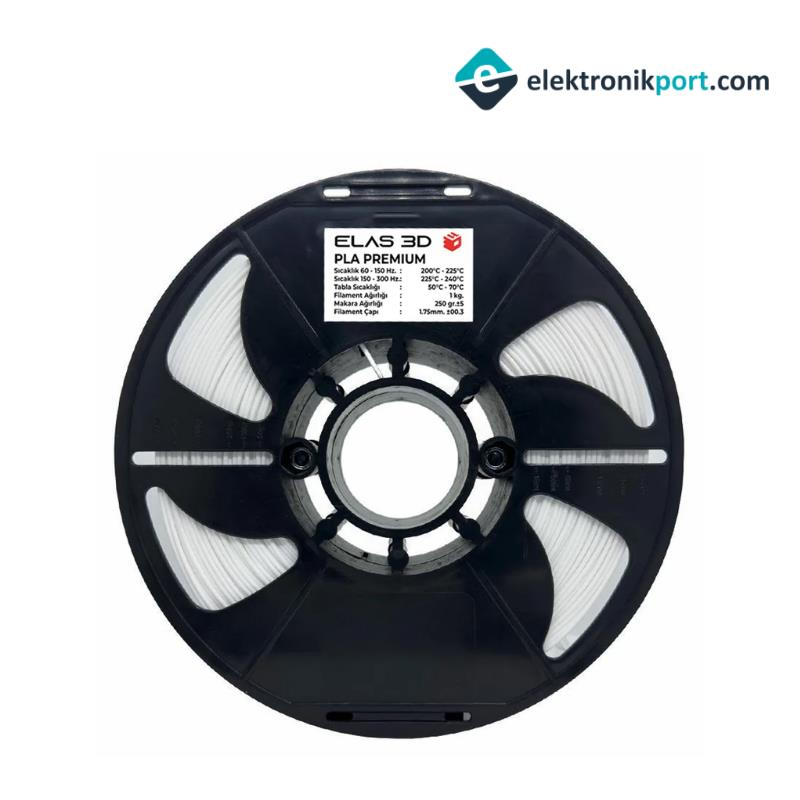 ELAS PLA Premium Filament - Beyaz 1.75mm 1kg