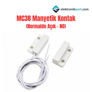 MC38 Manyetik Kontak Kablolu Kapı Pencere Sensörü (Normalde Açık - NO)