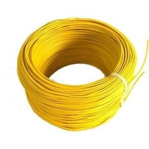 Sarı Montaj Kablosu 100 Metre Çok Damarlı 0,22 mm2 NYAF
