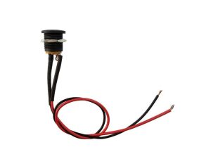 Power Konnektör Seti 2.1mm Panel Tip Erkek - Dişi Kablolu - 20 + 20cm