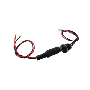 Power Konnektör Seti 2.1mm  Jst 2.54 Panel Tip Erkek - Dişi Kablolu - 20 + 20cm