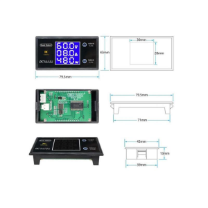 0-100v 10A 1000W Voltmetre - Ampermetre - Wattmetre