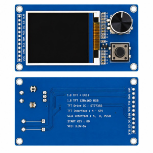1,8 inç ST7735 LCD TFT Ekran + EC11 Rotary Enkoder Modülü
