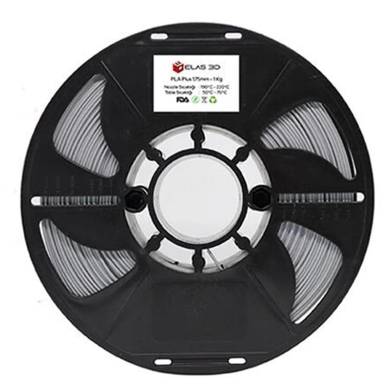 ELAS PLA Plus Filament - Gümüş Gri 1,75mm 1kg