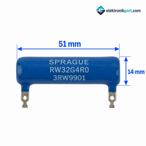 Tel Sarımlı Güç Direnci RW32 4R 25W Sprague