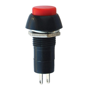 IC-186 Beyaz Plastik Yaylı Buton 12mm PBS-11B