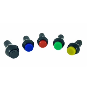 IC-186 Beyaz Plastik Yaylı Buton 12mm PBS-11B