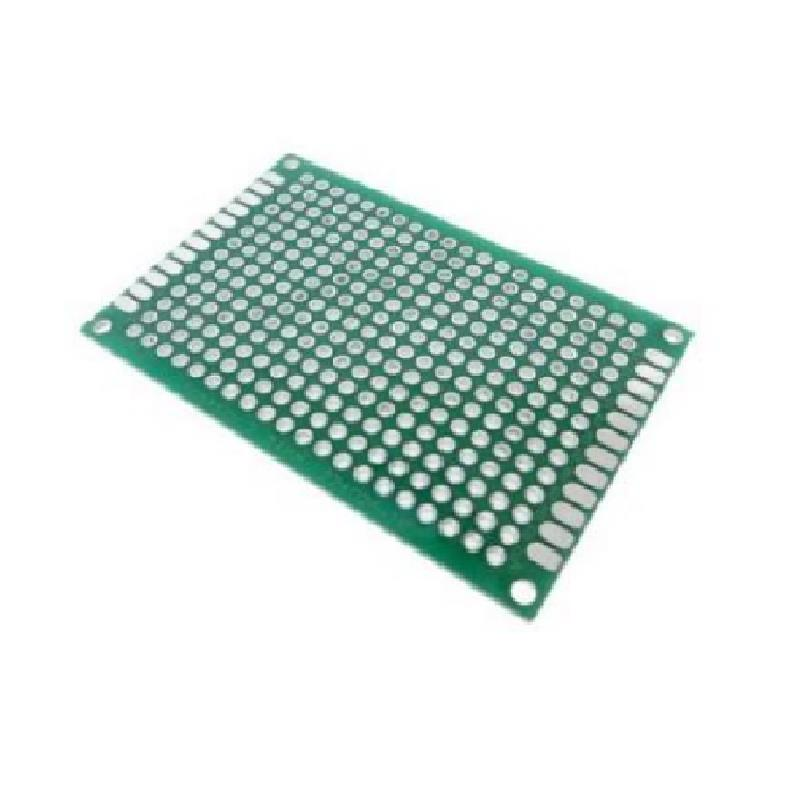 Çift Yüzlü Delikli Plaket 4x6cm Pertinaks
