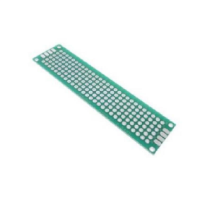 Çift Yüzlü Delikli Plaket 2x8cm Pertinaks