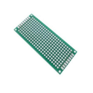 Çift Yüzlü Delikli Plaket 3x7cm Pertinaks