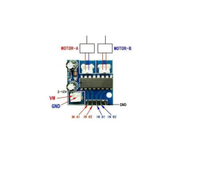 Çift Kanal 2,5A DC Motor Sürücü Kartı H Köprülü PWM Hız Kontrolü
