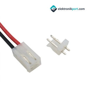 2 Pin Konnektör Seti 3,96mm 20cm