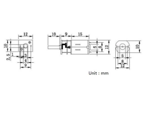 6V 300 RPM Redüktörlü N20 Uzun Dişli Mikro DC Motor